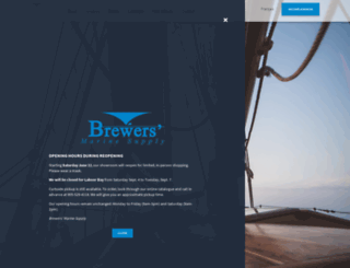 brewersmarine.com screenshot