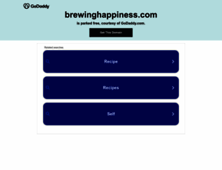 brewinghappiness.com screenshot