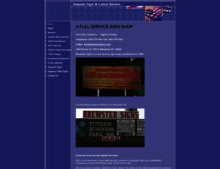 brewstersigns.net screenshot
