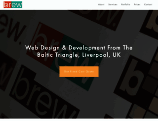 brewwebdesign.com screenshot