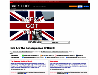 brexitlies.com screenshot