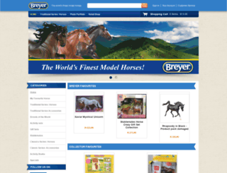 breyerhorses.co.za screenshot