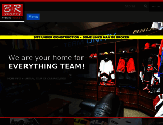 brhockeyequipment.com screenshot