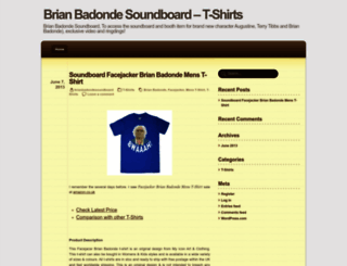 brianbadondesoundboard.wordpress.com screenshot
