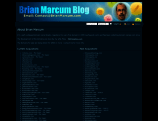 brianmarcum.com screenshot