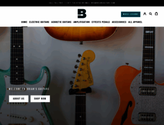 briansguitars.com screenshot