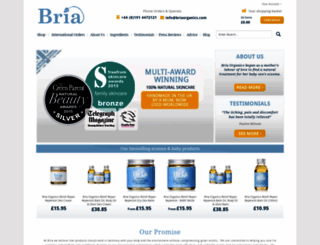 briaorganics.com screenshot