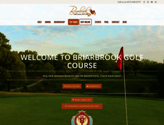 briarbrookgolfcourse.com screenshot