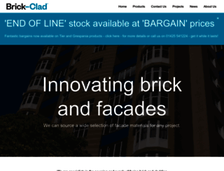 brick-clad.co.uk screenshot