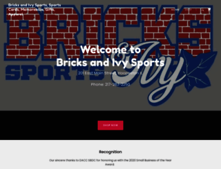 bricksandivysports.com screenshot