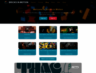 bricksinmotion.com screenshot