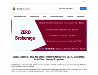 brickzrealtors.com screenshot