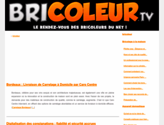 bricoleur.tv screenshot