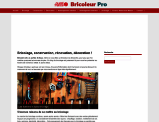 bricoleurpro.com screenshot