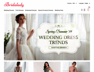 bridalady.com screenshot