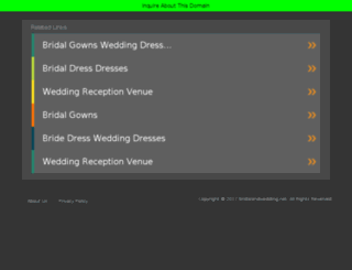 bridalandwedding.net screenshot