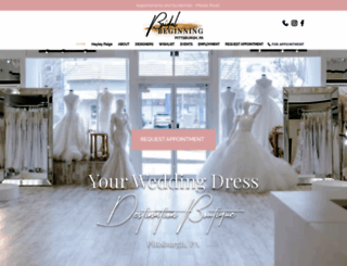 bridalbeginning.com screenshot