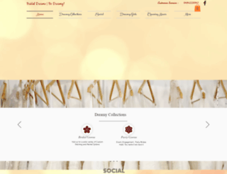 bridaldreams.co.in screenshot