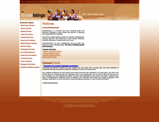 bridallistings.com screenshot