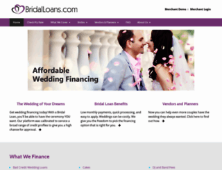 bridalloans.com screenshot