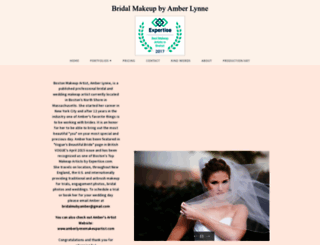 bridalmakeupbyamber.com screenshot