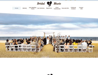 bridalmusic.org screenshot