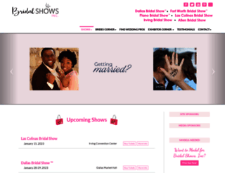 bridalshowsinc.com screenshot