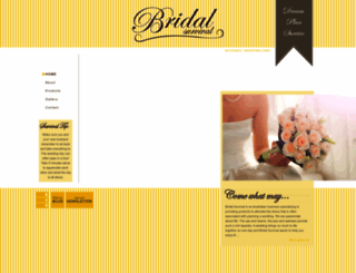 bridalsurvival.com.au screenshot