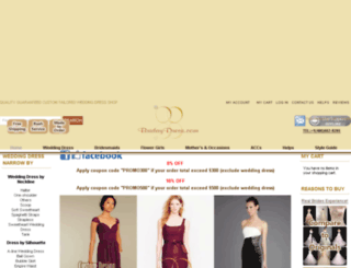 bridaydress.com screenshot