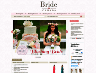 bride.ca screenshot
