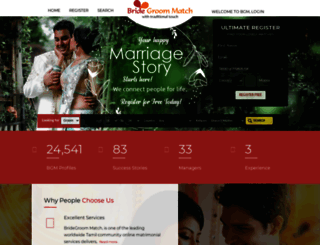 bridegroommatch.com screenshot