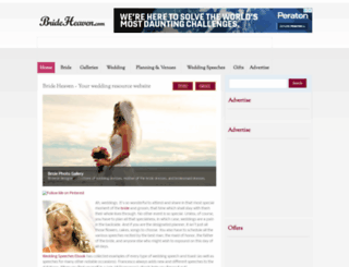 brideheaven.com screenshot