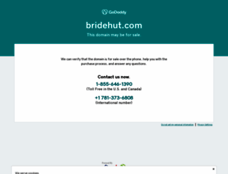 bridehut.com screenshot