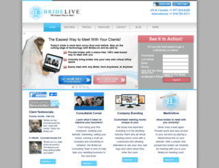 bridelive.com screenshot