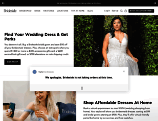 brideside.myshopify.com screenshot