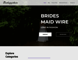 bridesmaidwire.com screenshot