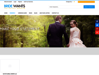 bridewants.com screenshot
