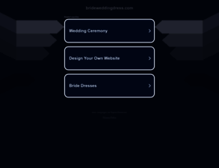 brideweddingdress.com screenshot