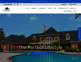 bridfordlakeapartments.com screenshot
