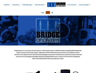 bridgeanalyzers.com screenshot