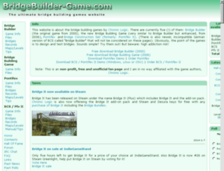 bridgebuilder-game.com screenshot