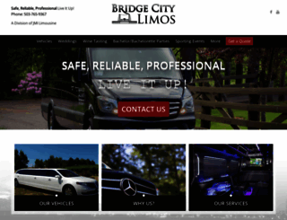bridgecitylimos.com screenshot