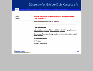 bridgeclub-kontakt.de screenshot
