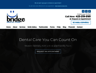 bridgedentalcare.com screenshot