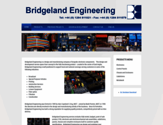 bridgelandengineering.com screenshot