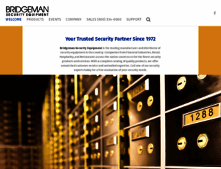 bridgeman-security.squarespace.com screenshot