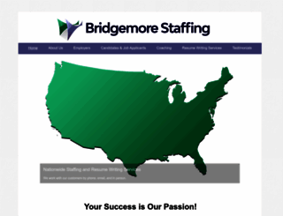 bridgemorestaffing.com screenshot