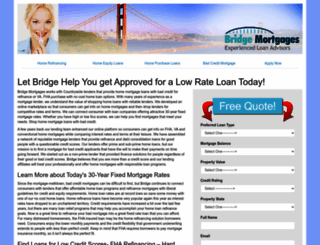 bridgemortgages.com screenshot