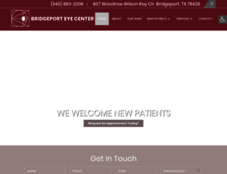 bridgeporteyecenter.com screenshot