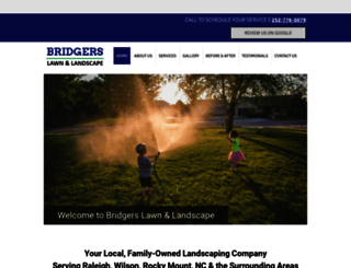 bridgerslandscapingnc.com screenshot